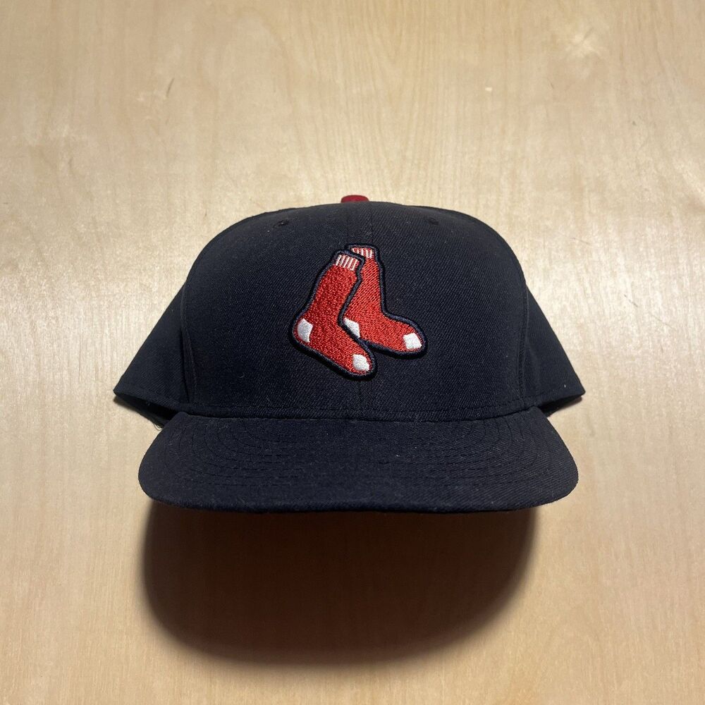 Boston Red Sox BOS MLB Hat New Era 59FIFTY Fitted Cap - Hat Navy 7 1/2 authentic